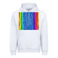 White LGBTQ+ Pride American Flag Tumbler Urban Hoodie - BundleAndBundleShop