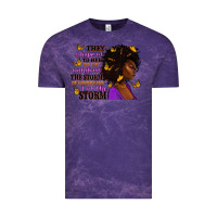 Cloud Purple They whispered to her afro woman Vintage Tee - RanaPortraitStore