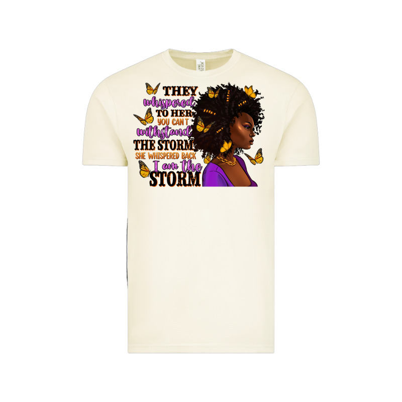 They Whispered To Her Afro Woman Vintage Tee by RanaPortraitStore | Teevron