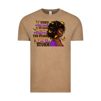 Vintage Coffee They whispered to her afro woman Vintage Tee - RanaPortraitStore