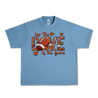 Pebble Blue for the love of the game football Urban Heavy Tee - texasbilliewilder