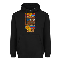 Black proud veteran 12 oz slim can cooler Heavyweight Hoodie - Artiststas
