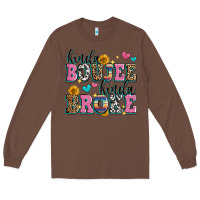 Chestnut kinda boujee kinda broke Long Sleeve Tee - Zillion Design Studio