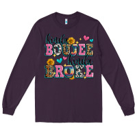 Plum kinda boujee kinda broke Long Sleeve Tee - Zillion Design Studio