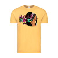 Vintage Mustard Unbothered mood 24:7 Vintage Tee - RanaPortraitStore