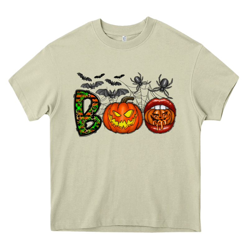 Boo Halloween Heavy Core Tee by CowhideDigitalArt | Teevron