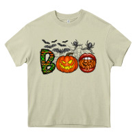 Mossy boo halloween Heavy Core Tee - CowhideDigitalArt