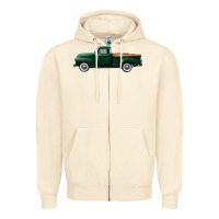 Sandshell western green truck right side view Zipper Hoodie - FaDigitalArtStudio