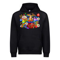 Black LGBTQ+ Pride Coffee Cups Urban Hoodie - BundleAndBundleShop