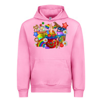 Fuchsia Pink LGBTQ+ Pride Coffee Cups Urban Hoodie - BundleAndBundleShop