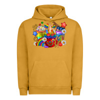 Pigment Peanut Butter LGBTQ+ Pride Coffee Cups Urban Hoodie - BundleAndBundleShop