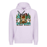 Lilac wild west gnomies Premium Hoodie - NancyCooperArtShop