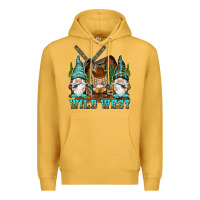 Mustard wild west gnomies Premium Hoodie - NancyCooperArtShop