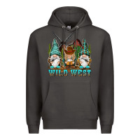 Smoke wild west gnomies Premium Hoodie - NancyCooperArtShop