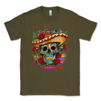 Army Green mexican skeleton Classic Tee - CTS Tumbler Store