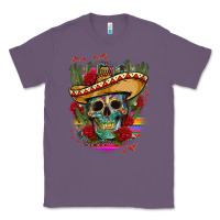 Lavender mexican skeleton Classic Tee - CTS Tumbler Store