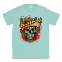 Seafoam mexican skeleton Classic Tee - CTS Tumbler Store