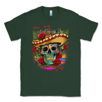 Sports Green mexican skeleton Classic Tee - CTS Tumbler Store