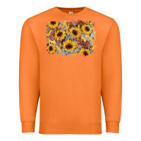 Carrot sunflower glitter leather background Premium Sweatshirt - AdoDesignShop