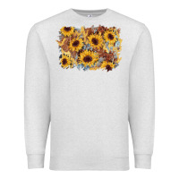 Oatmeal Heather sunflower glitter leather background Premium Sweatshirt - AdoDesignShop