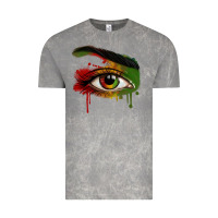 Cloud Rock Watercolor Juneteenth eyes Vintage Tee - RanaPortraitStore