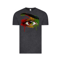 Vintage Black Watercolor Juneteenth eyes Vintage Tee - RanaPortraitStore