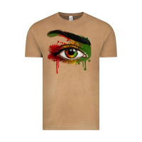 Vintage Camel Watercolor Juneteenth eyes Vintage Tee - RanaPortraitStore