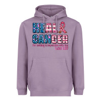 Lavender heal cancer with cancer ribbon Heavyweight Hoodie - AdoDesignShop