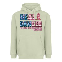 Matcha heal cancer with cancer ribbon Heavyweight Hoodie - AdoDesignShop