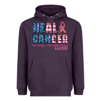 Plum heal cancer with cancer ribbon Heavyweight Hoodie - AdoDesignShop