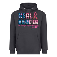 Smoke heal cancer with cancer ribbon Heavyweight Hoodie - AdoDesignShop