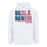White heal cancer with cancer ribbon Heavyweight Hoodie - AdoDesignShop