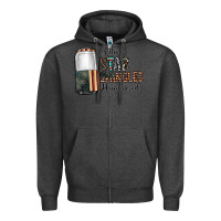 Charcoal Heather getting star spangled hammered Zipper Hoodie - CowhideDigitalArt