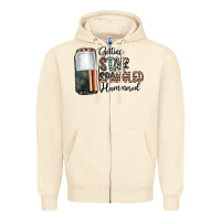 Sandshell getting star spangled hammered Zipper Hoodie - CowhideDigitalArt