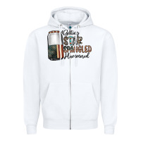 White getting star spangled hammered Zipper Hoodie - CowhideDigitalArt