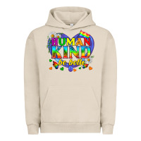 Pigment French Oak LGBTQ Pride Human Kind Be Both Urban Hoodie - BundleAndBundleShop