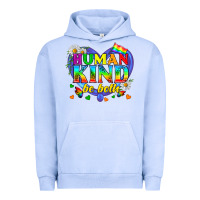 Pigment Grape Ice LGBTQ Pride Human Kind Be Both Urban Hoodie - BundleAndBundleShop