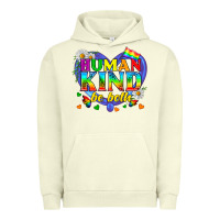 Pigment Pistachio LGBTQ Pride Human Kind Be Both Urban Hoodie - BundleAndBundleShop