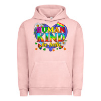 Pigment Salmon LGBTQ Pride Human Kind Be Both Urban Hoodie - BundleAndBundleShop