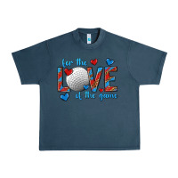 Midnight Navy for the love of the game hockey Urban Heavy Tee - texasbilliewilder