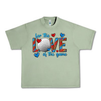 Oil Green for the love of the game hockey Urban Heavy Tee - texasbilliewilder