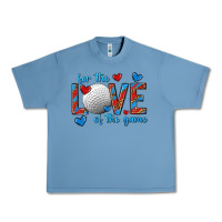 Pebble Blue for the love of the game hockey Urban Heavy Tee - texasbilliewilder