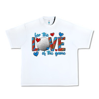 White for the love of the game hockey Urban Heavy Tee - texasbilliewilder