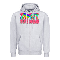 Heather Grey i love my two moms Zipper Hoodie - HRA Design Shop