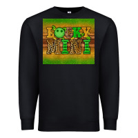 Black st patricks day lucky mini Premium Sweatshirt - Artiststas