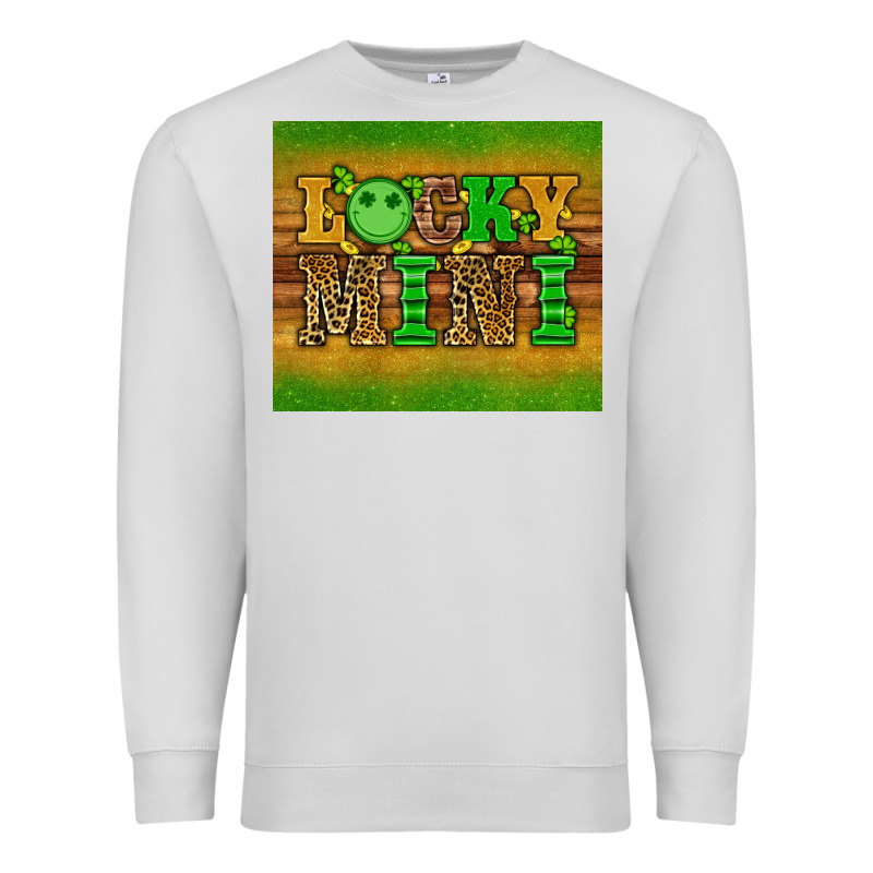 St Patricks Day Lucky Mini Premium Sweatshirt by Artiststas | Teevron
