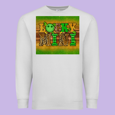 St Patricks Day Lucky Mini Premium Sweatshirt Designed By Artiststas