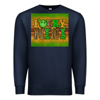 Navy st patricks day lucky mini Premium Sweatshirt - Artiststas