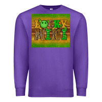 Purple st patricks day lucky mini Premium Sweatshirt - Artiststas