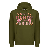 Army Green mama mommy mom bruh Premium Hoodie - MaliasSmallBusiness